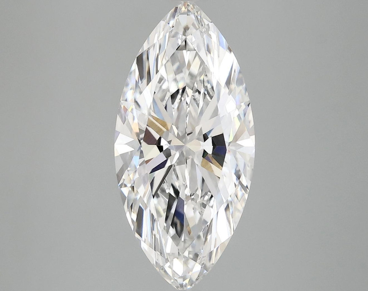 3.1 Carat Marquise Shaped Excellent Cut VVS2 IGI Certified Lab Grown Diamond