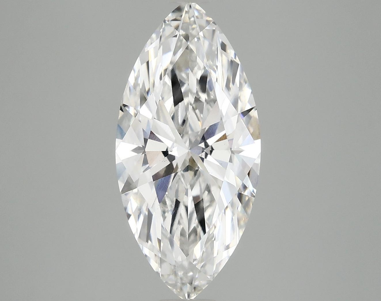 3.09 Carat Marquise Shaped Excellent Cut VS1 IGI Certified Lab Grown Diamond