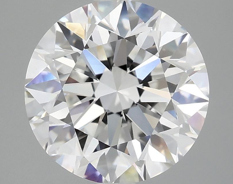 3.07 Carat Round Shaped Excellent Cut VVS2 IGI Certified Lab Grown Diamond