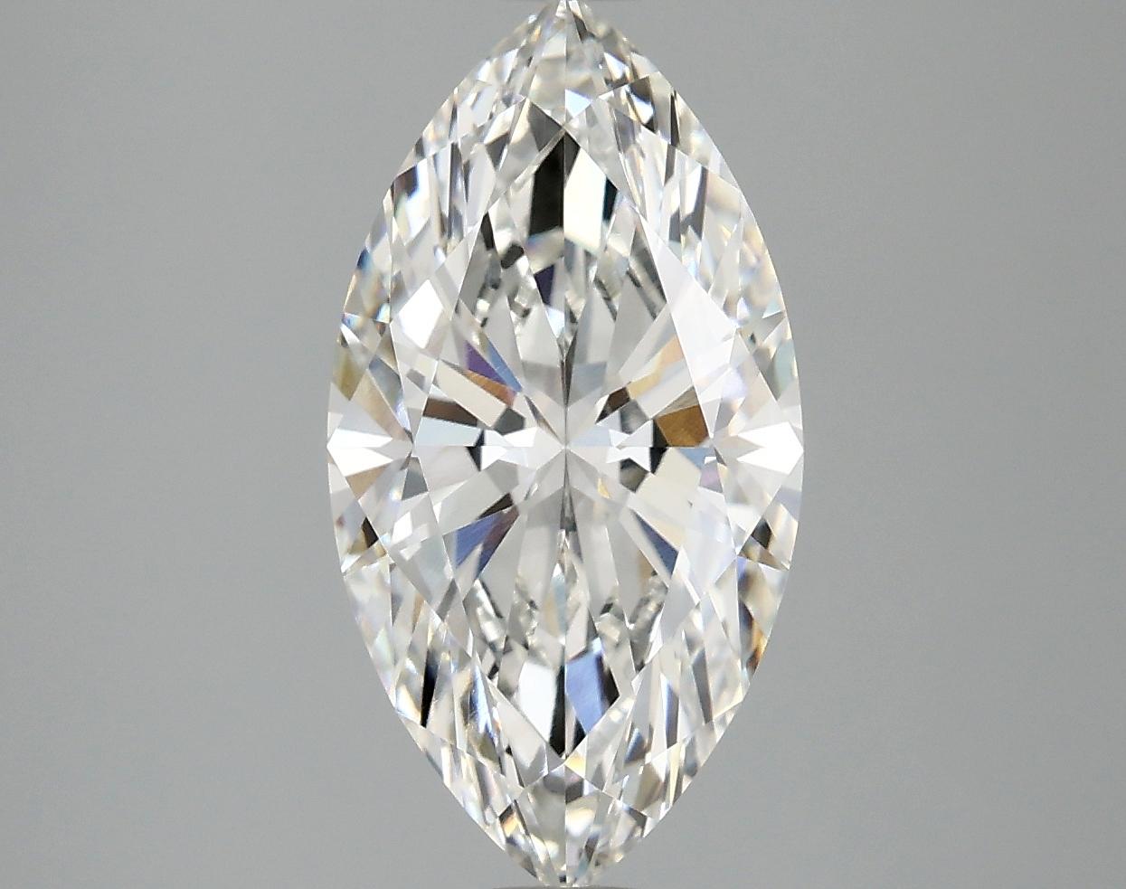 3.08 Carat Marquise Shaped Excellent Cut VVS2 IGI Certified Lab Grown Diamond