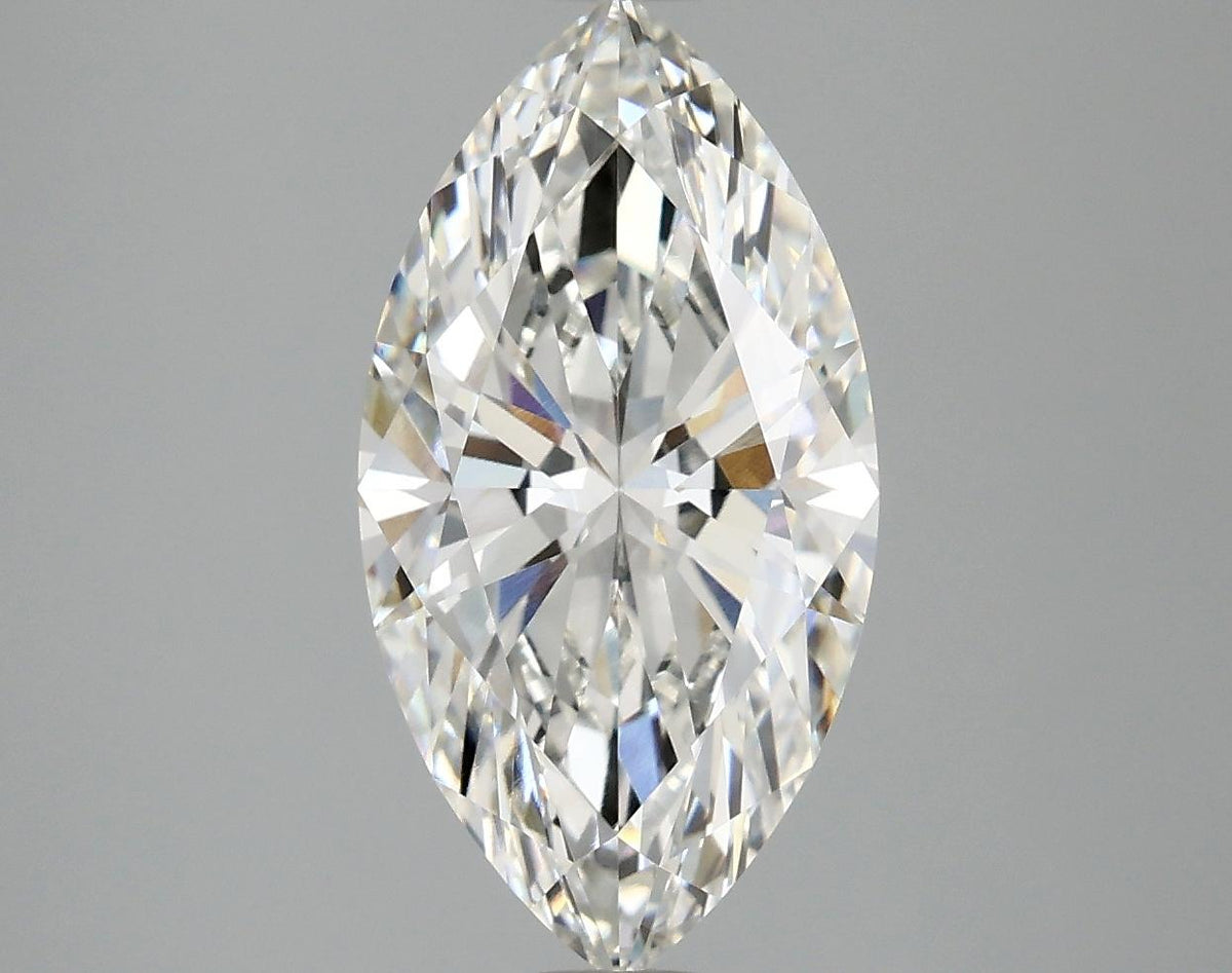 3.08 Carat Marquise Shaped Excellent Cut VVS2 IGI Certified Lab Grown Diamond