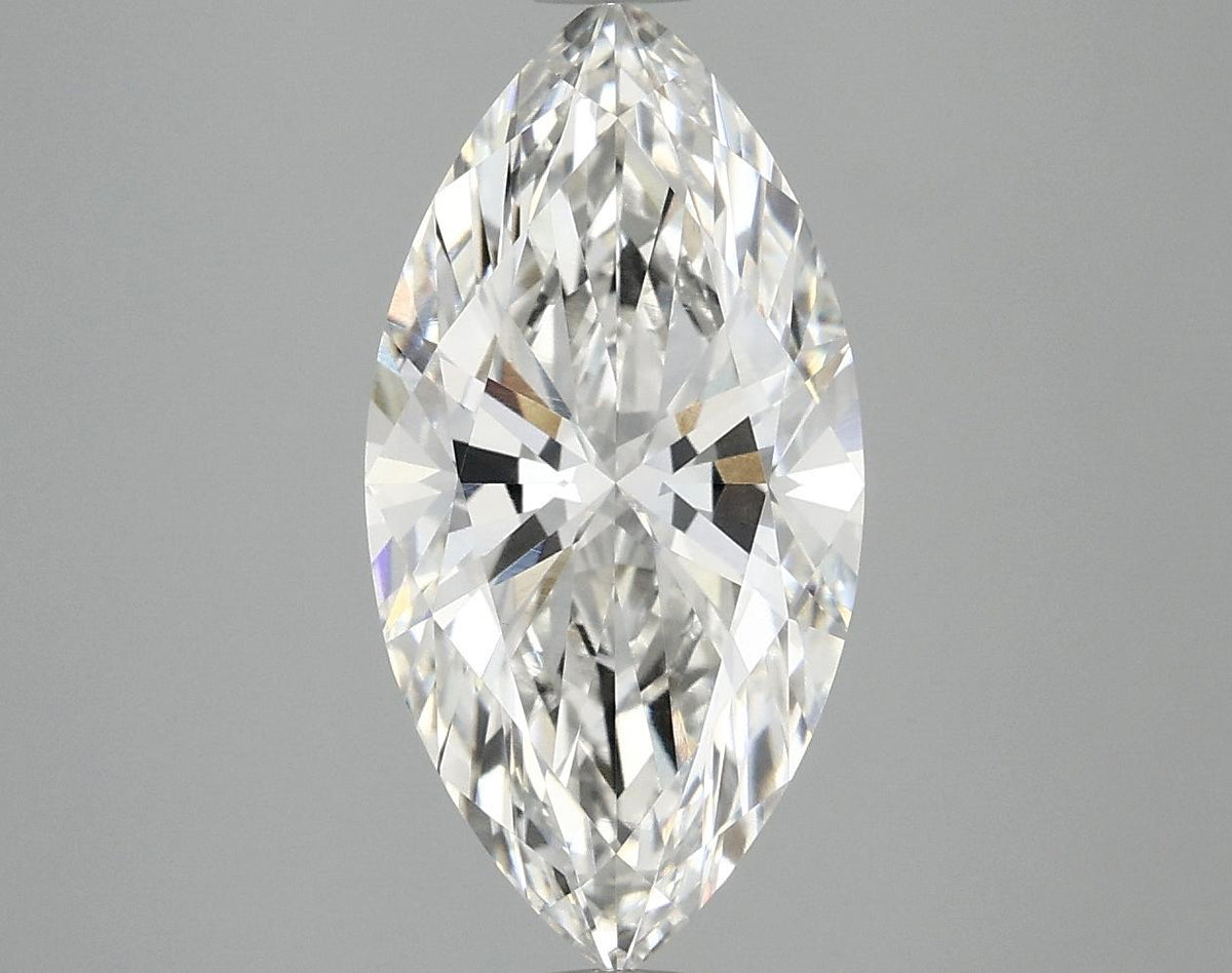 3.07 Carat Marquise Shaped Ideal Cut VVS2 IGI Certified Lab Grown Diamond