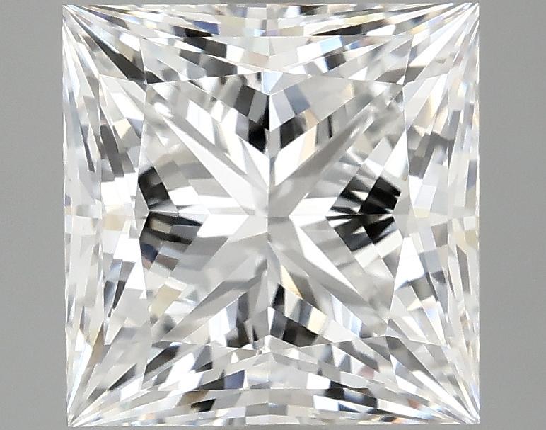 4.11 Carat Princess Shaped Ideal Cut VVS2 IGI Certified Lab Grown Diamond