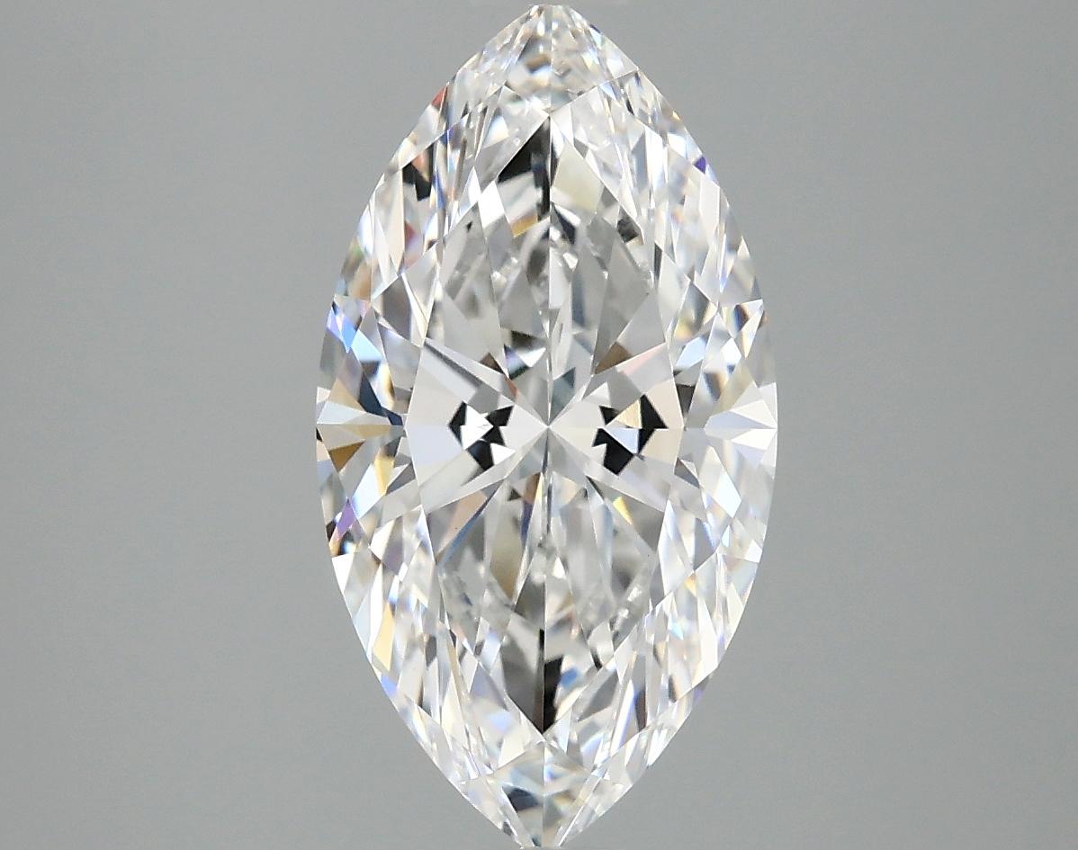 3.08 Carat Marquise Shaped Excellent Cut VVS2 IGI Certified Lab Grown Diamond