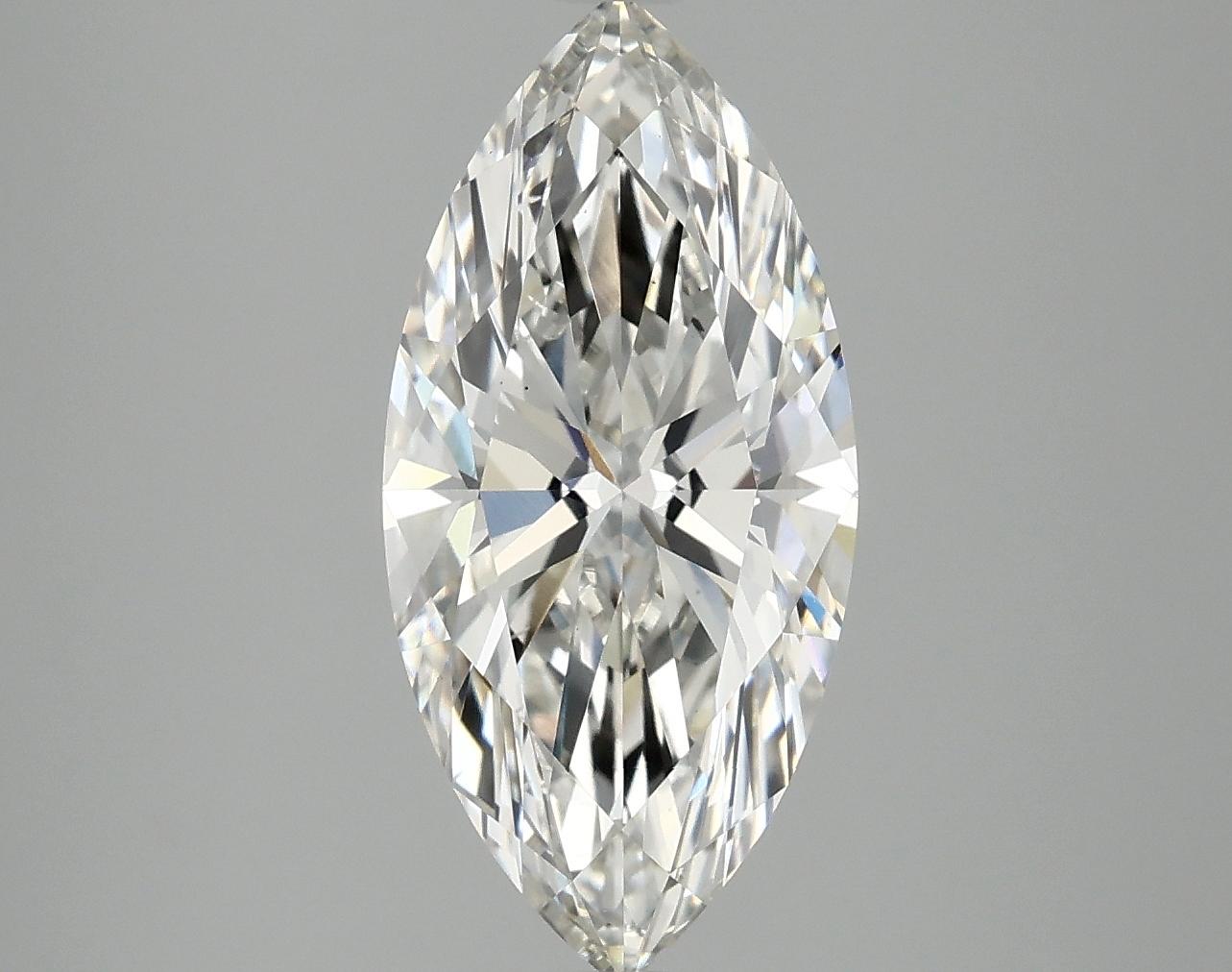 3.03 Carat Marquise Shaped Excellent Cut VS2 IGI Certified Lab Grown Diamond