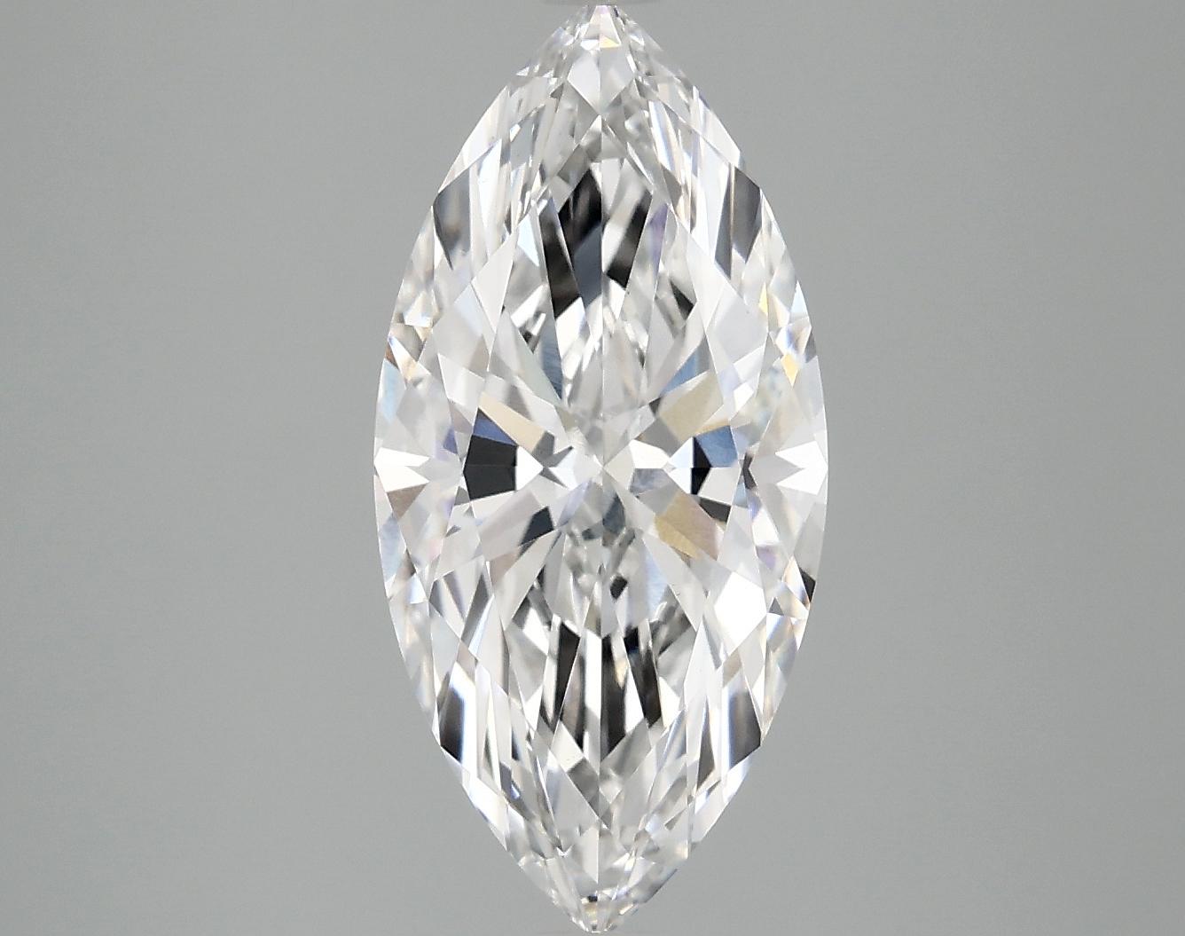 3.02 Carat Marquise Shaped Excellent Cut VS1 IGI Certified Lab Grown Diamond