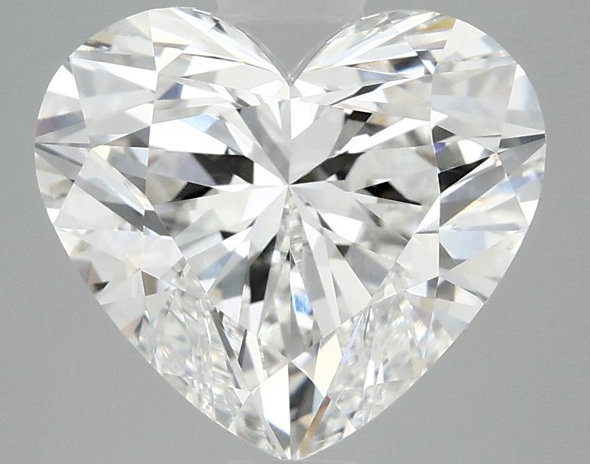 4.09 Carat Heart Shaped Ideal Cut VVS2 IGI Certified Lab Grown Diamond