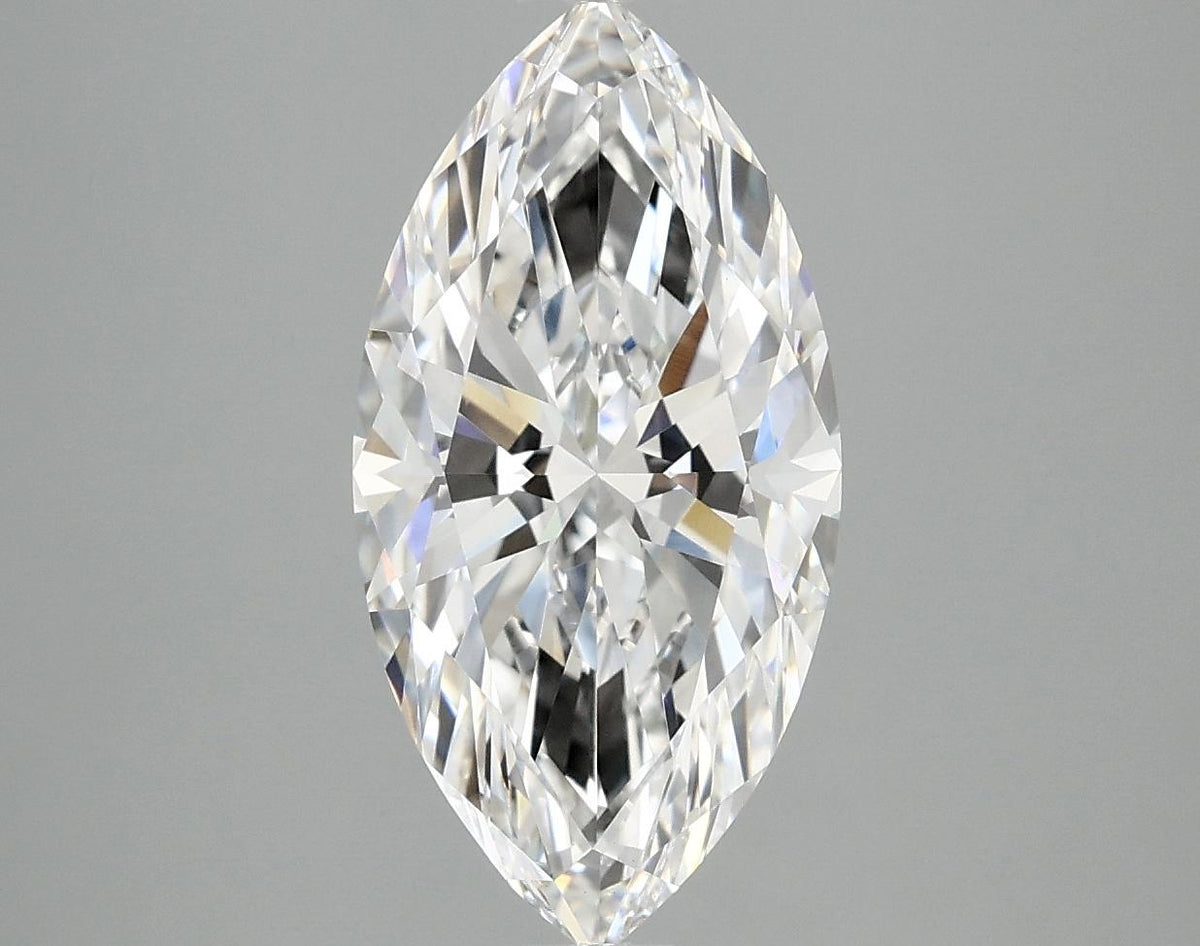 3.08 Carat Marquise Shaped Ideal Cut VVS2 IGI Certified Lab Grown Diamond