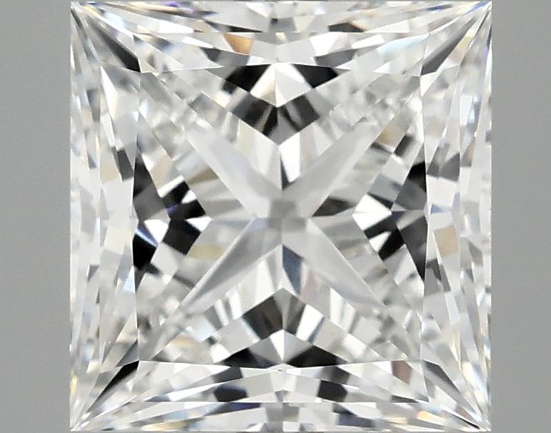4.17 Carat Princess Shaped Ideal Cut VVS2 IGI Certified Lab Grown Diamond