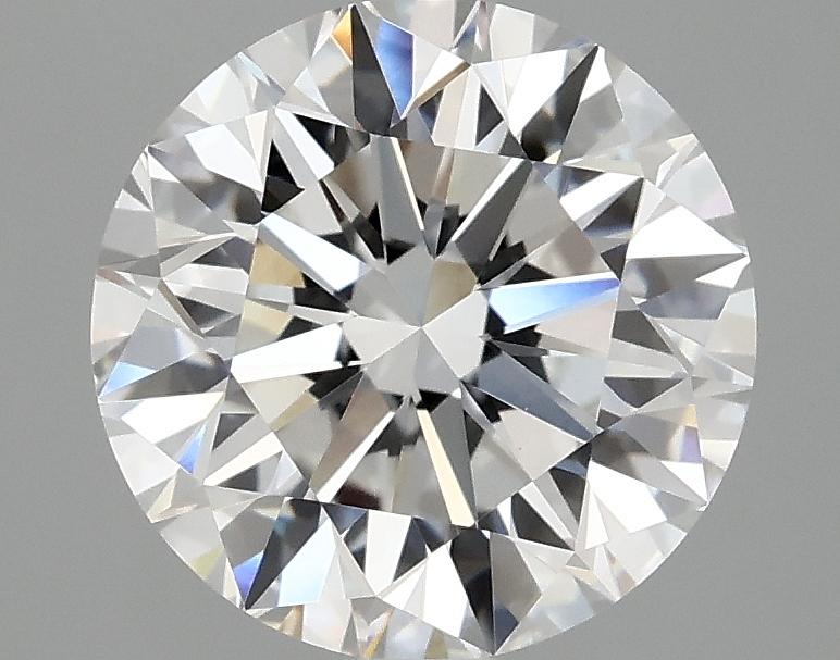 3.02 Carat Round Shaped Excellent Cut VVS2 IGI Certified Lab Grown Diamond