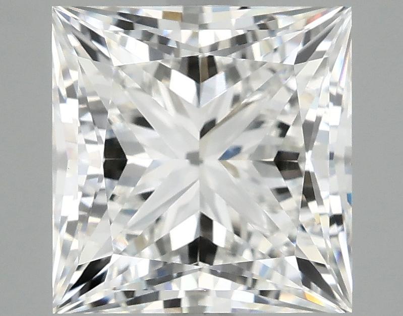 4.14 Carat Princess Shaped Ideal Cut VVS2 IGI Certified Lab Grown Diamond