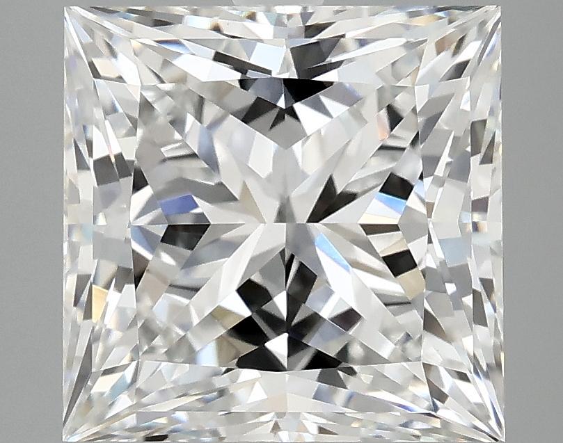 5.14 Carat Princess Shaped Ideal Cut VVS2 IGI Certified Lab Grown Diamond