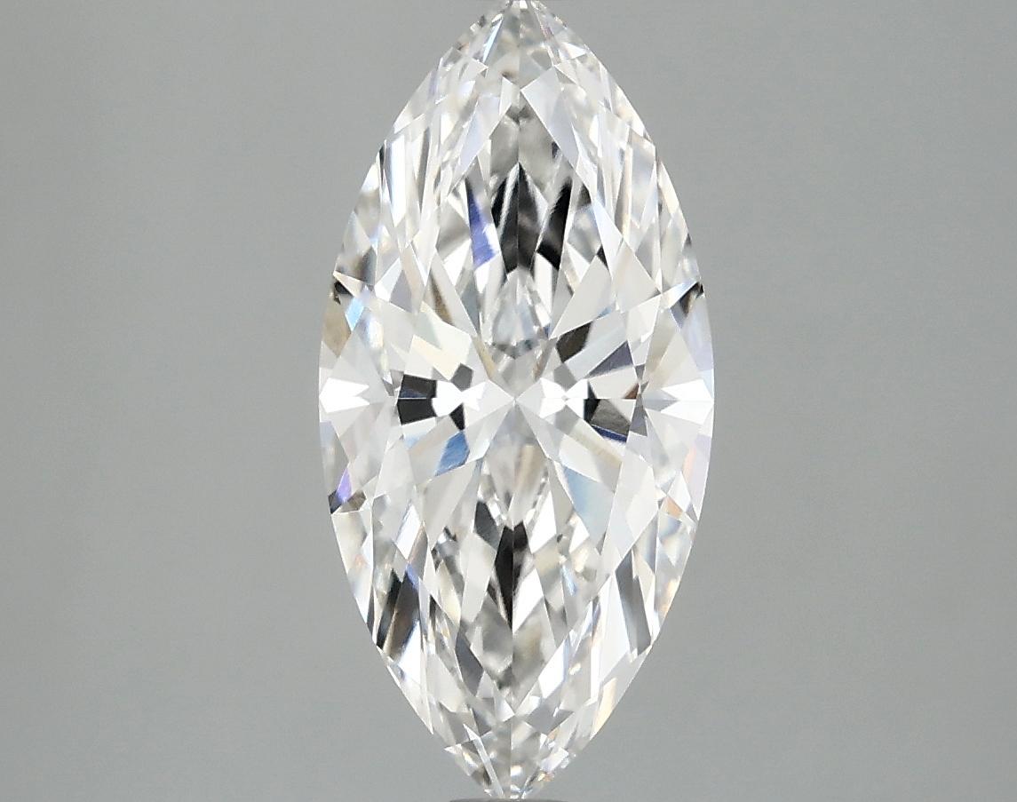 2.1 Carat Marquise Shaped Excellent Cut VVS2 IGI Certified Lab Grown Diamond