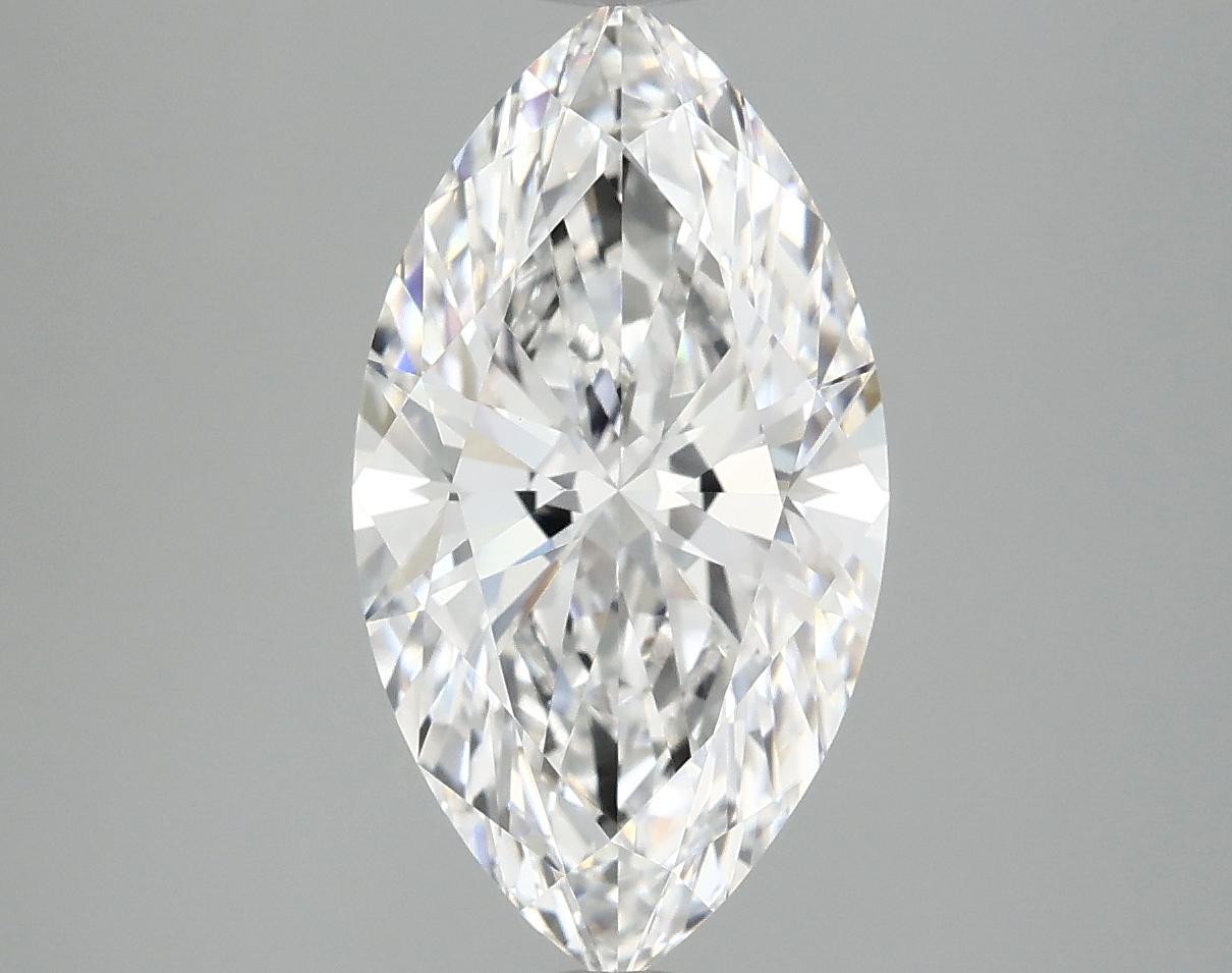 3.08 Carat Marquise Shaped Excellent Cut VVS2 IGI Certified Lab Grown Diamond