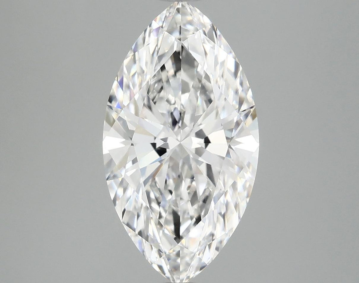 3.08 Carat Marquise Shaped Excellent Cut VVS2 IGI Certified Lab Grown Diamond