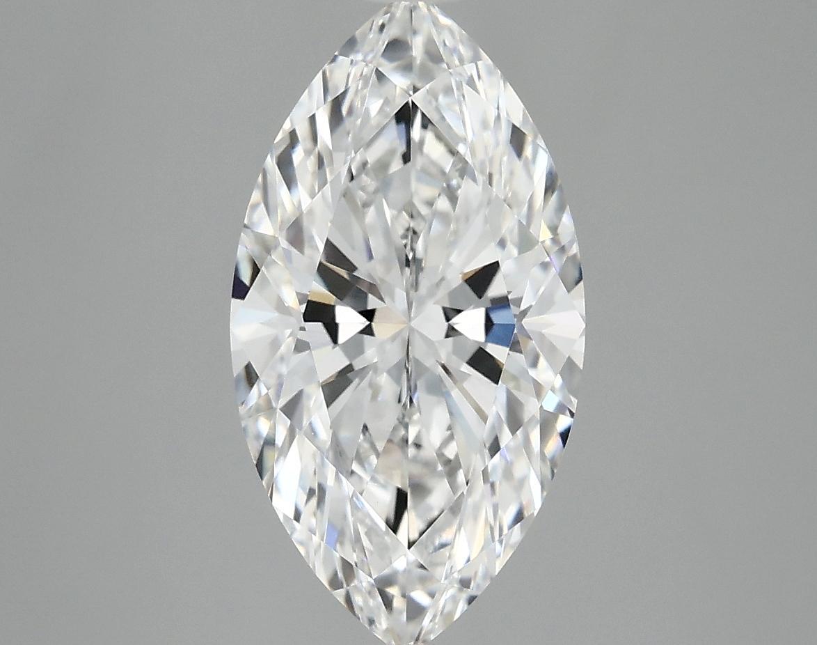 3.05 Carat Marquise Shaped Excellent Cut VVS2 IGI Certified Lab Grown Diamond