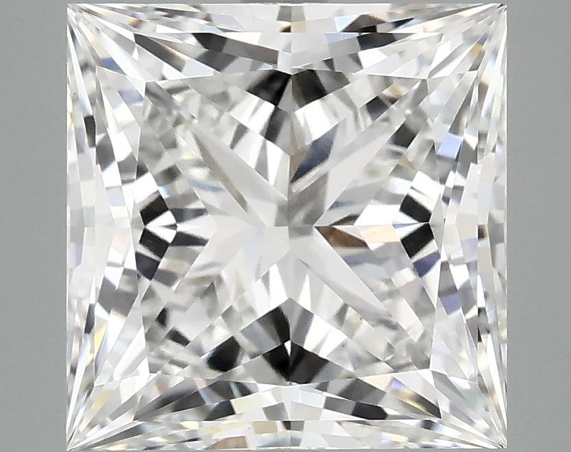 5.04 Carat Princess Shaped Ideal Cut VVS2 IGI Certified Lab Grown Diamond