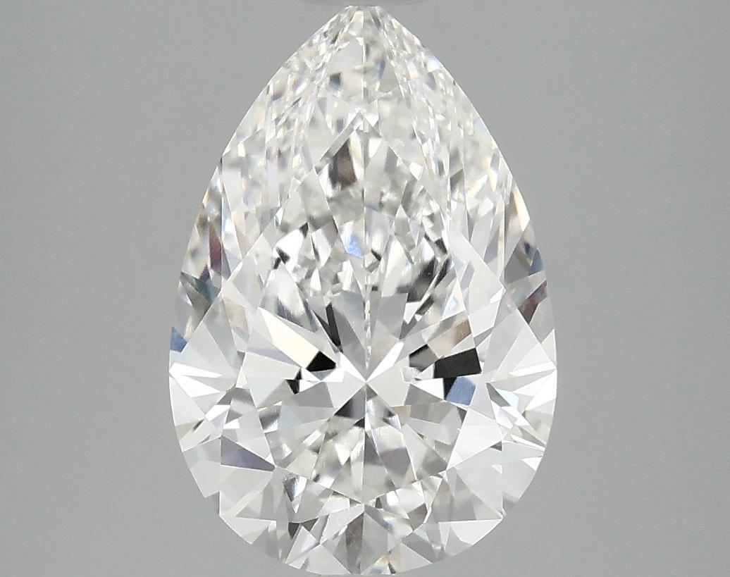 3.03 Carat Pear Shaped Excellent Cut VVS2 IGI Certified Lab Grown Diamond