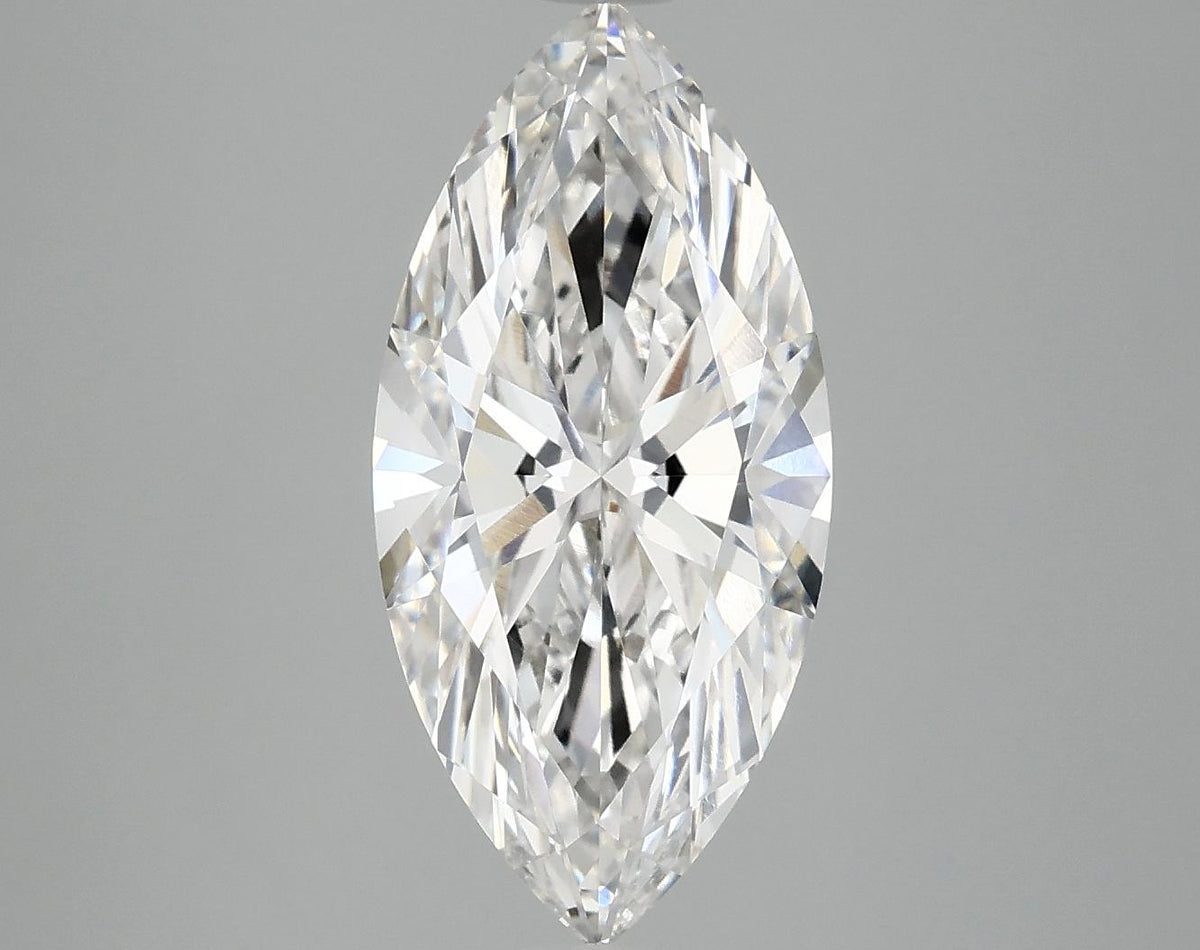 3.07 Carat Marquise Shaped Excellent Cut VVS2 IGI Certified Lab Grown Diamond