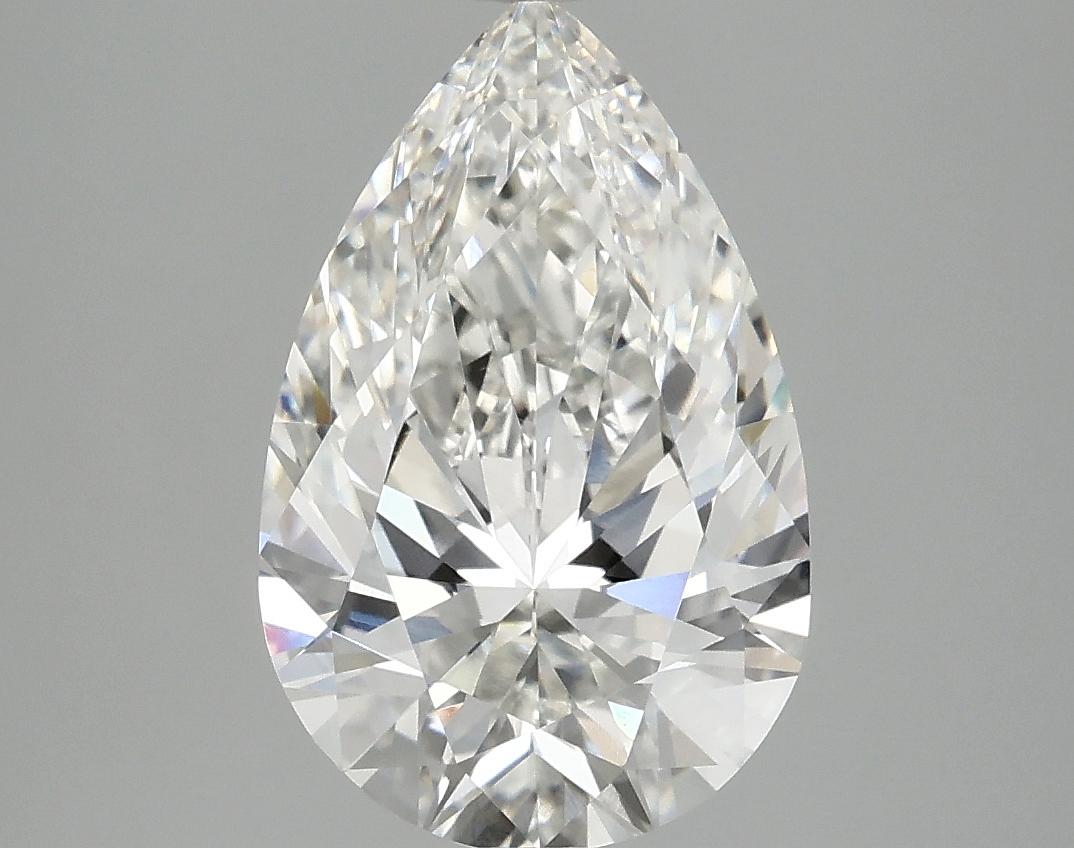 3.02 Carat Pear Shaped Ideal Cut VVS2 IGI Certified Lab Grown Diamond
