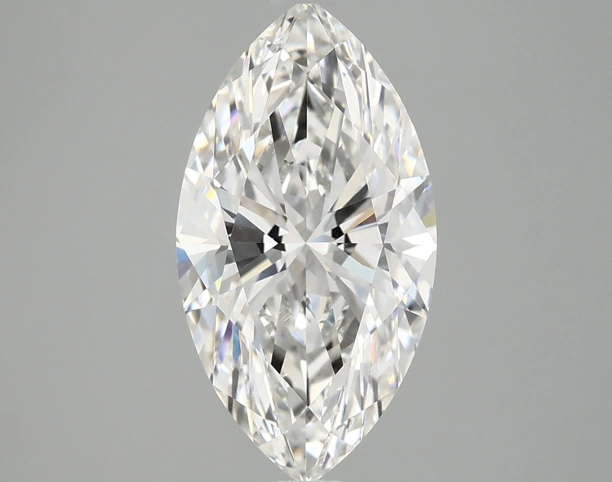 3.09 Carat Marquise Shaped Excellent Cut VVS2 IGI Certified Lab Grown Diamond