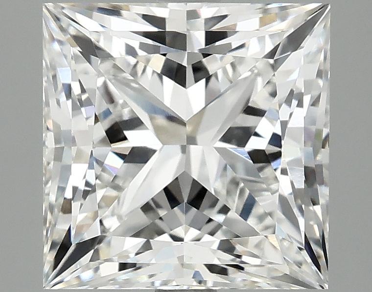 4.1 Carat Princess Shaped Ideal Cut VVS2 IGI Certified Lab Grown Diamond