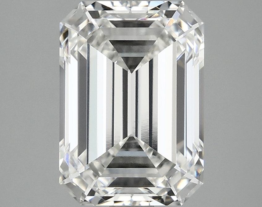 3.09 Carat Emerald Shaped Ideal Cut VVS2 IGI Certified Lab Grown Diamond