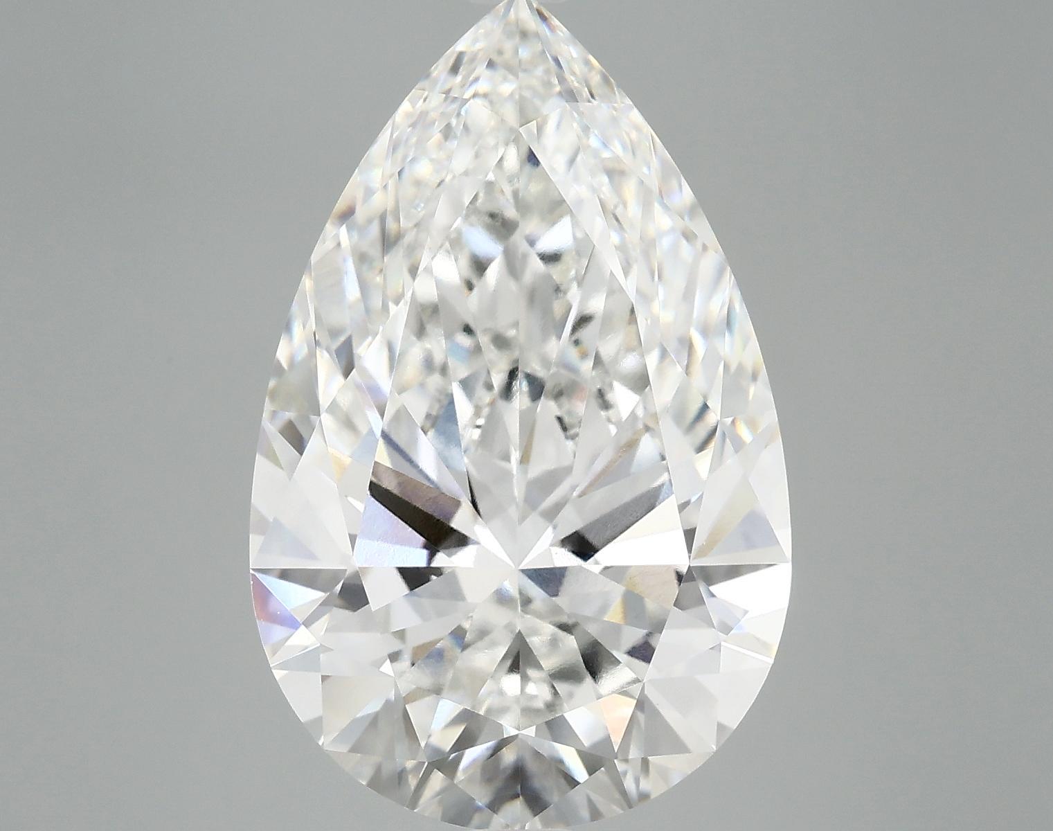 8.19 Carat Pear Shaped Ideal Cut VVS2 IGI Certified Lab Grown Diamond