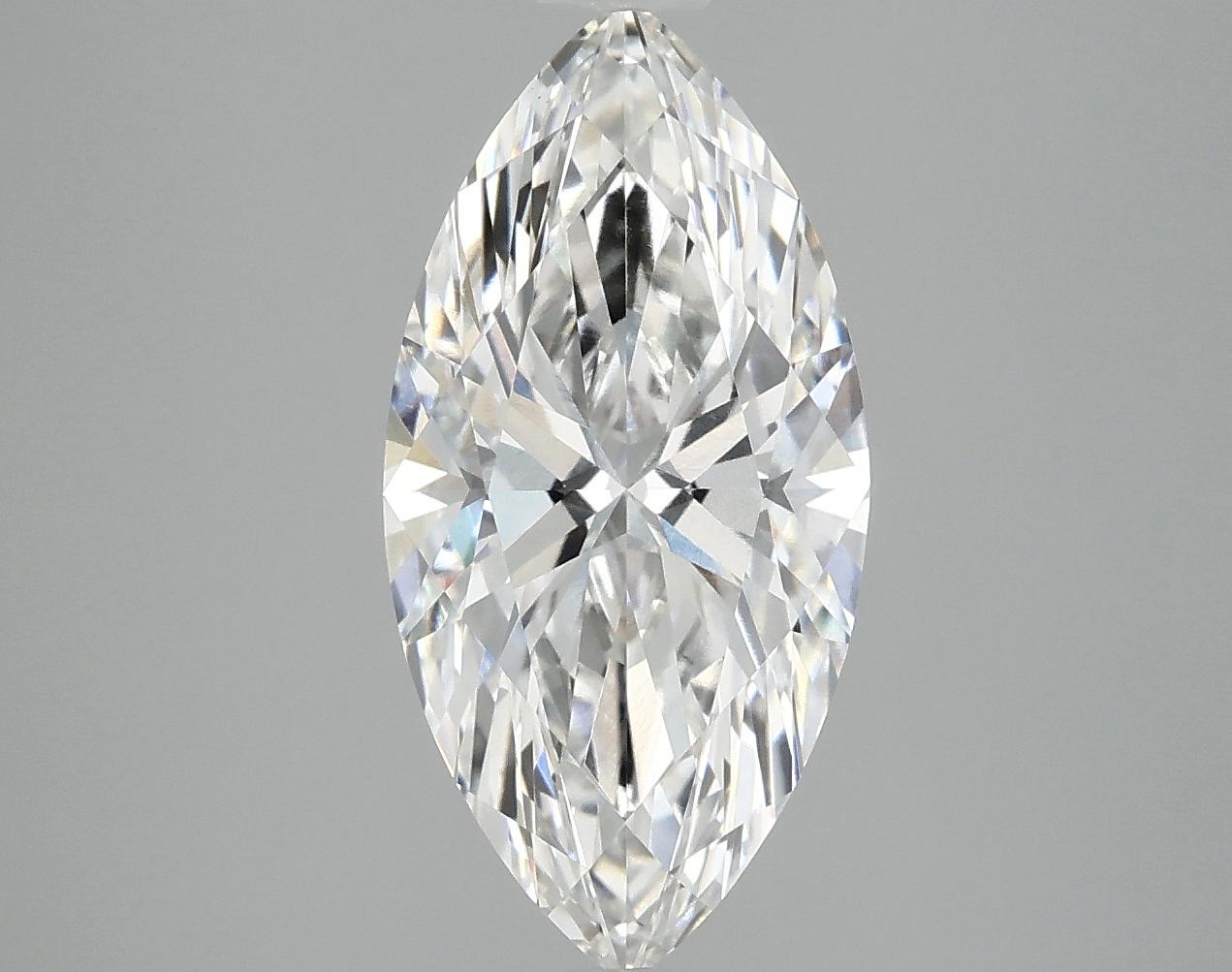 3.0 Carat Marquise Shaped Ideal Cut VVS2 IGI Certified Lab Grown Diamond