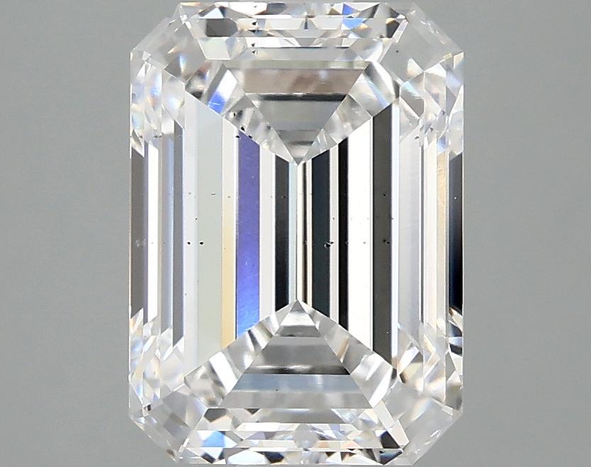3.03 Carat Emerald Shaped Excellent Cut SI1 IGI Certified Lab Grown Diamond