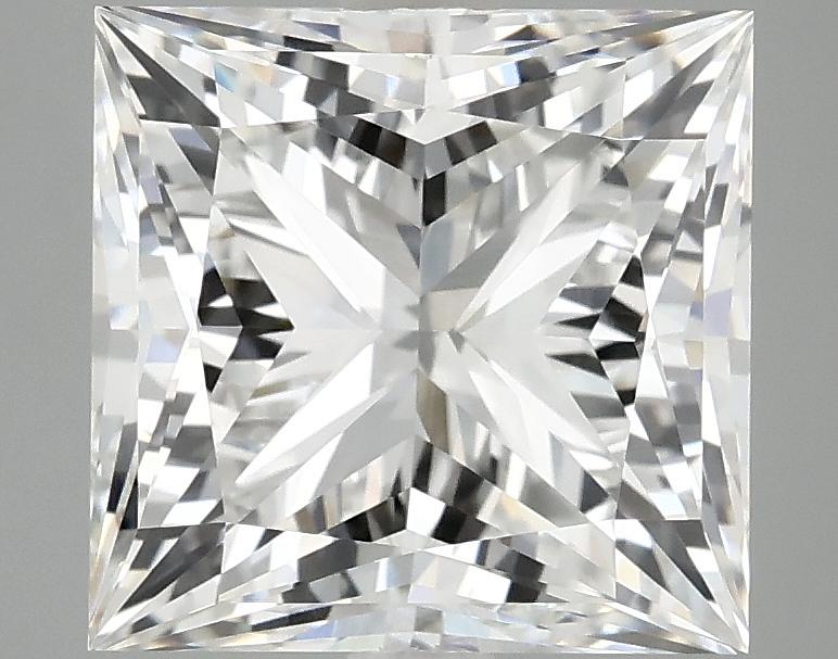 4.66 Carat Princess Shaped Ideal Cut VVS2 IGI Certified Lab Grown Diamond