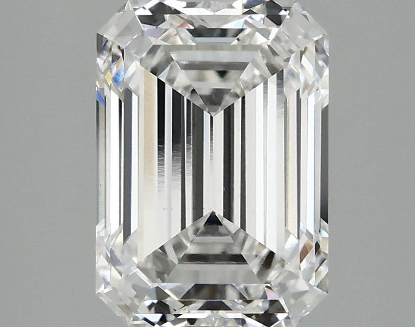 3.09 Carat Emerald Shaped Ideal Cut VVS2 IGI Certified Lab Grown Diamond