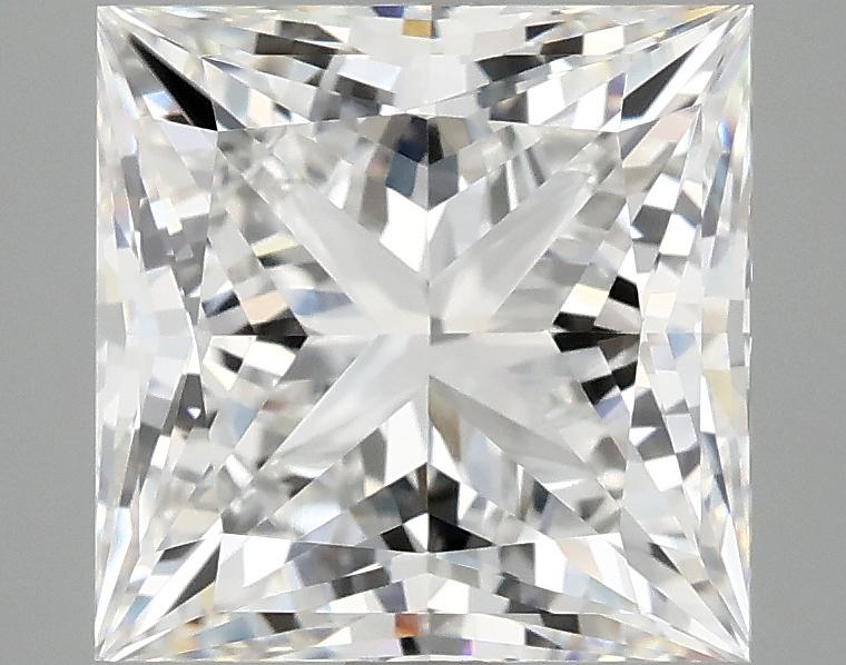 4.04 Carat Princess Shaped Ideal Cut VVS2 IGI Certified Lab Grown Diamond