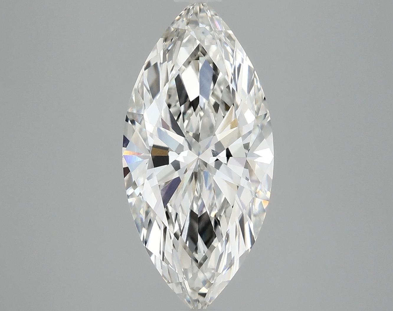 3.03 Carat Marquise Shaped Excellent Cut VS1 IGI Certified Lab Grown Diamond
