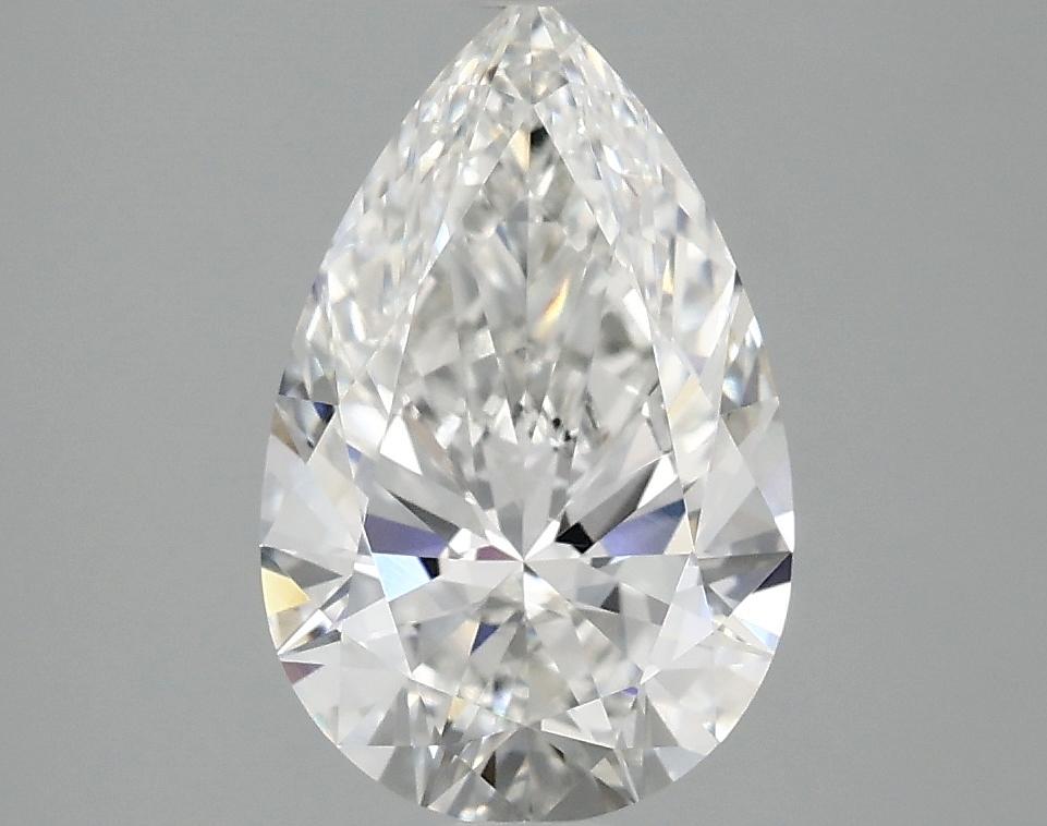 1.87 Carat Pear Shaped Ideal Cut VVS2 IGI Certified Lab Grown Diamond