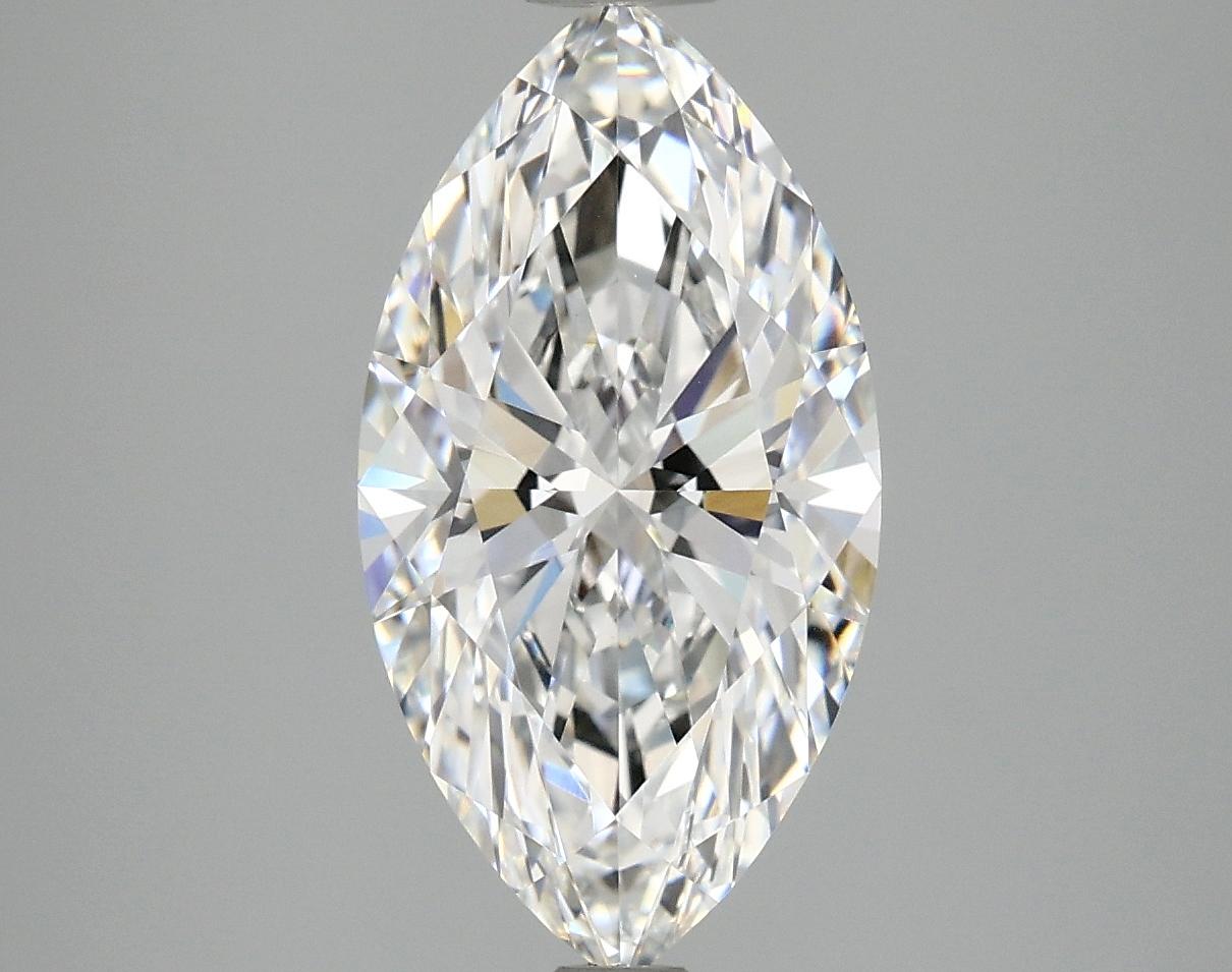 3.08 Carat Marquise Shaped Excellent Cut VVS2 IGI Certified Lab Grown Diamond