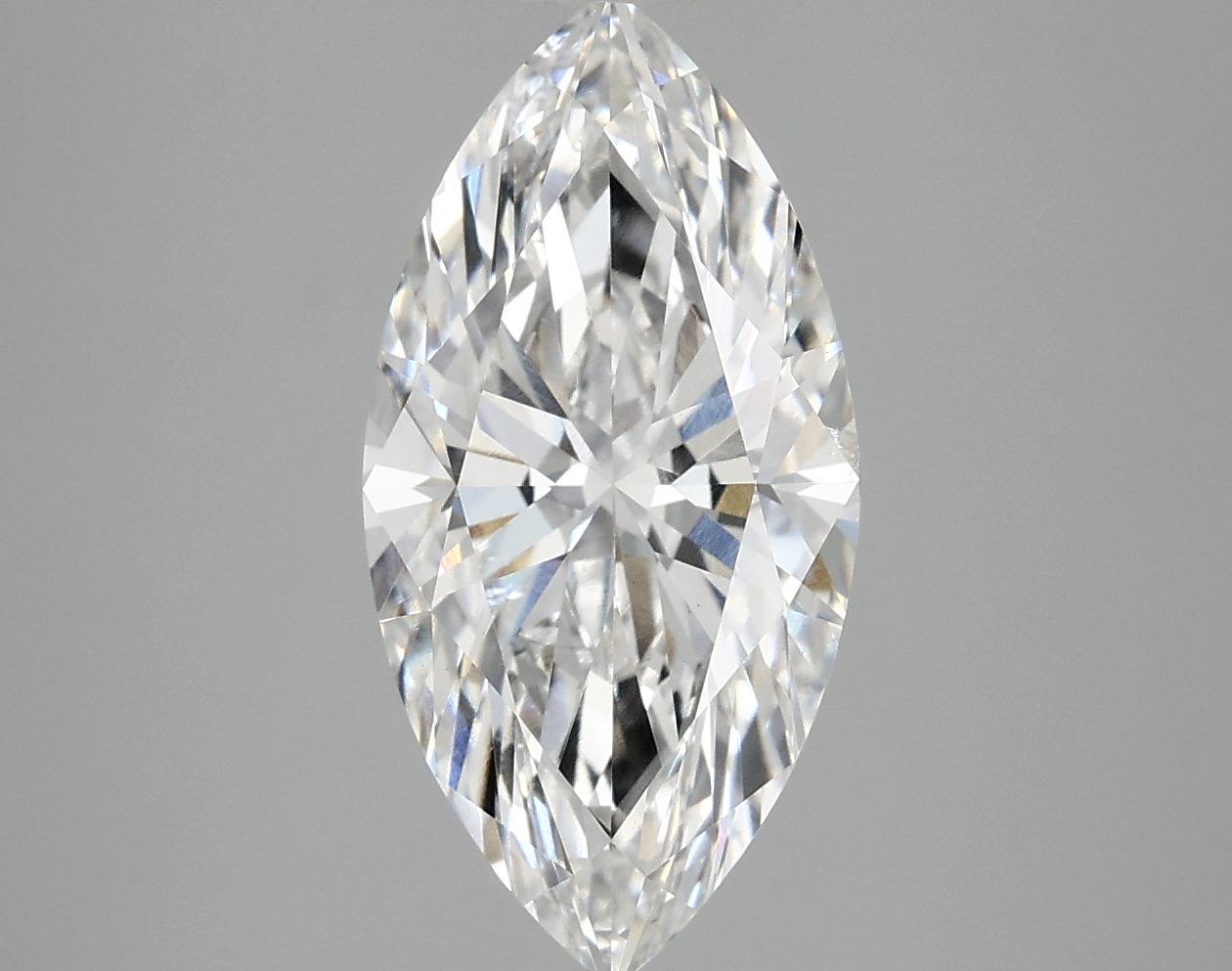 3.09 Carat Marquise Shaped Ideal Cut SI1 IGI Certified Lab Grown Diamond