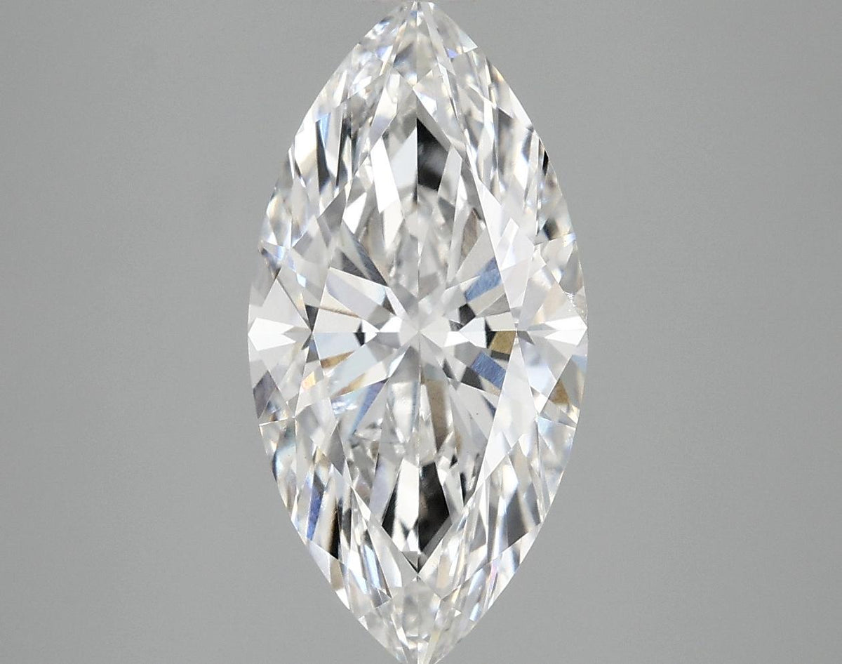 3.09 Carat Marquise Shaped Ideal Cut SI1 IGI Certified Lab Grown Diamond