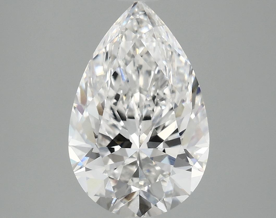 3.04 Carat Pear Shaped Ideal Cut VVS2 IGI Certified Lab Grown Diamond