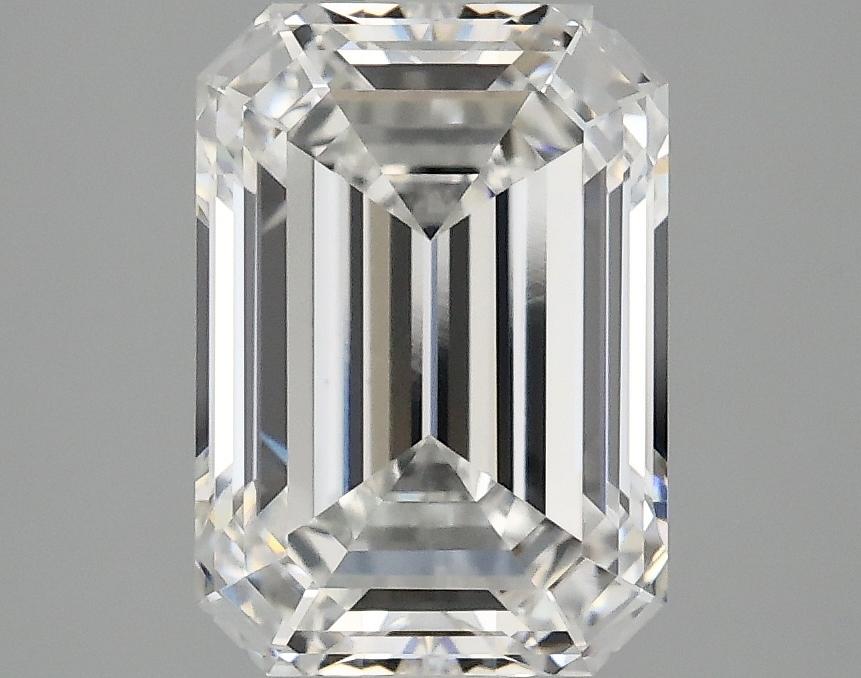 2.85 Carat Emerald Shaped Ideal Cut VVS2 IGI Certified Lab Grown Diamond