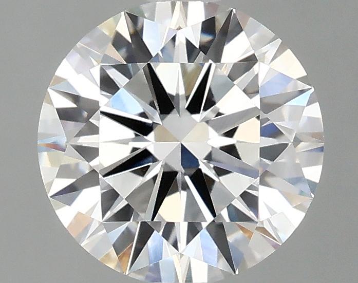2.06 Carat Round Shaped Ideal Cut VVS2 IGI Certified Lab Grown Diamond