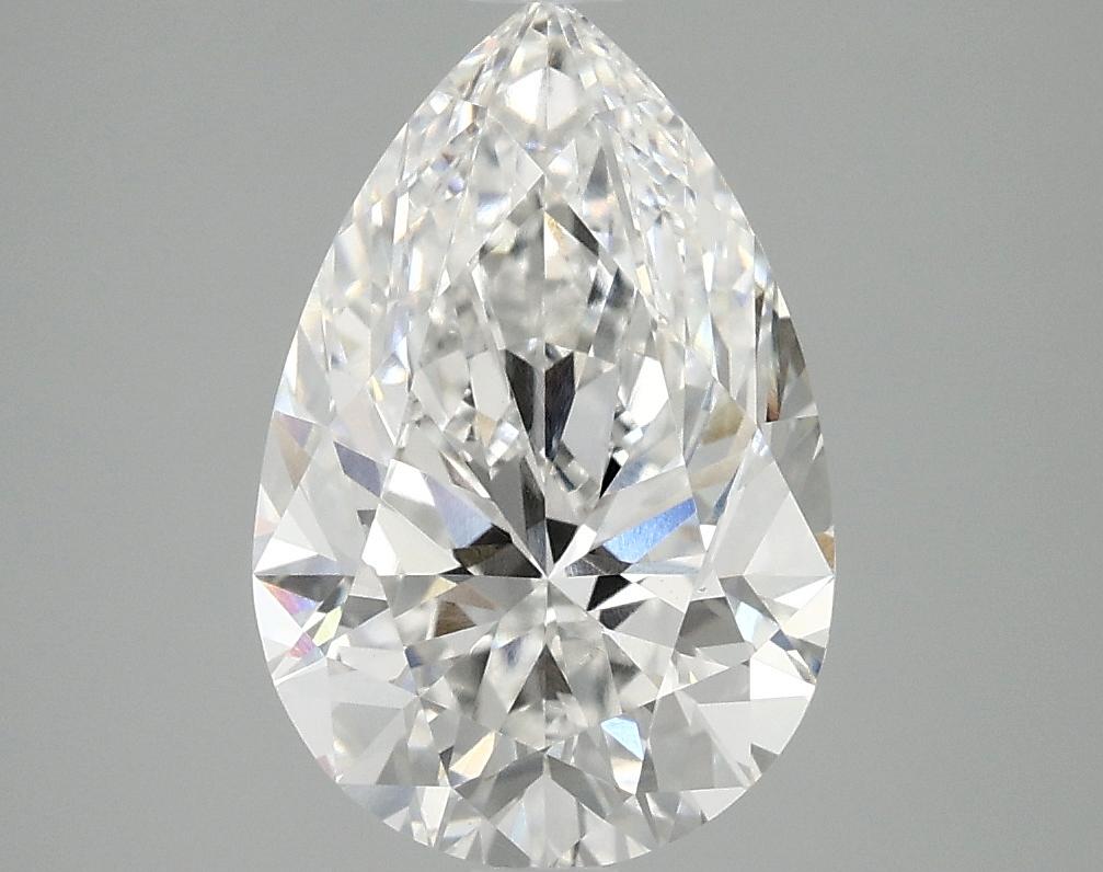 2.98 Carat Pear Shaped Excellent Cut VVS2 IGI Certified Lab Grown Diamond