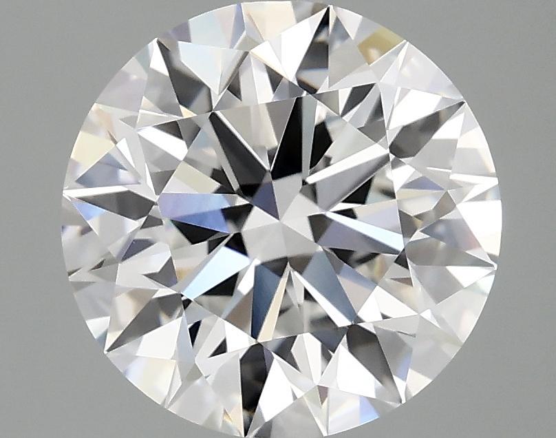 3.08 Carat Round Shaped Ideal Cut VVS2 IGI Certified Lab Grown Diamond