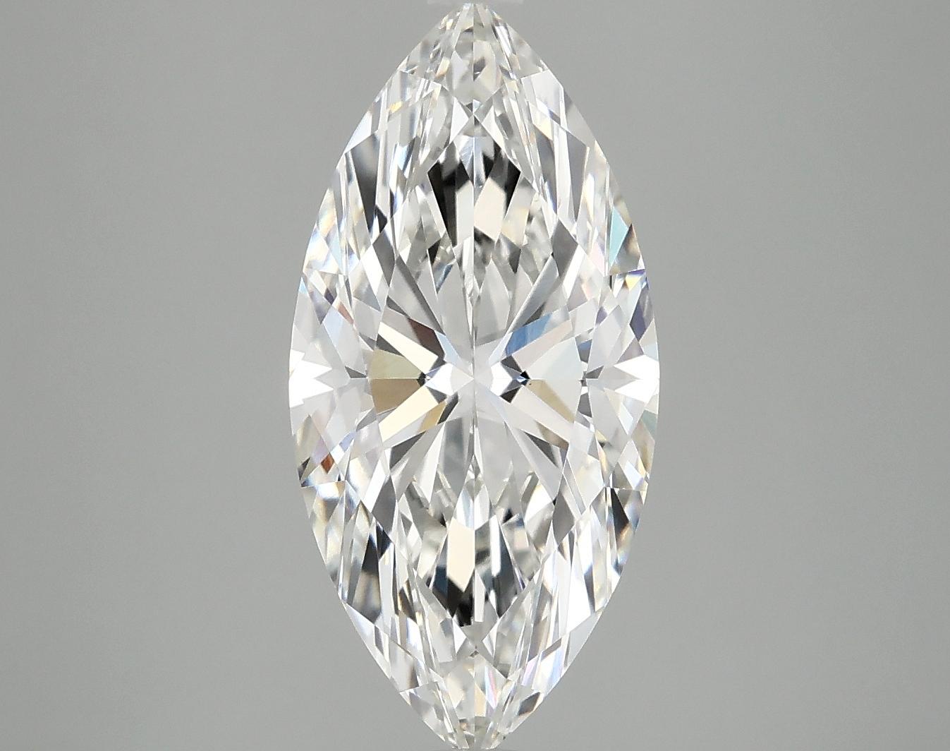 3.57 Carat Marquise Shaped Excellent Cut VS1 IGI Certified Lab Grown Diamond