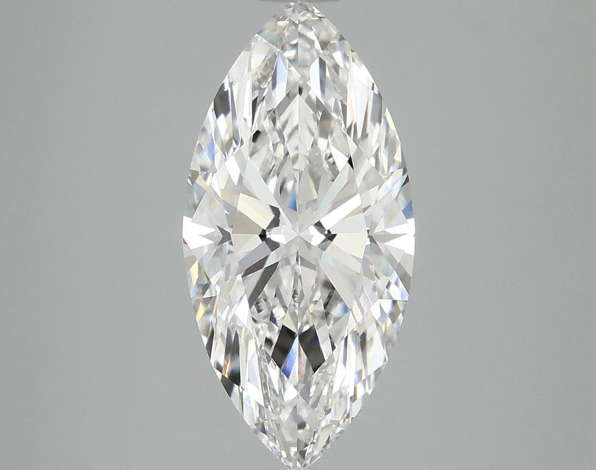 3.07 Carat Marquise Shaped Excellent Cut VVS2 IGI Certified Lab Grown Diamond