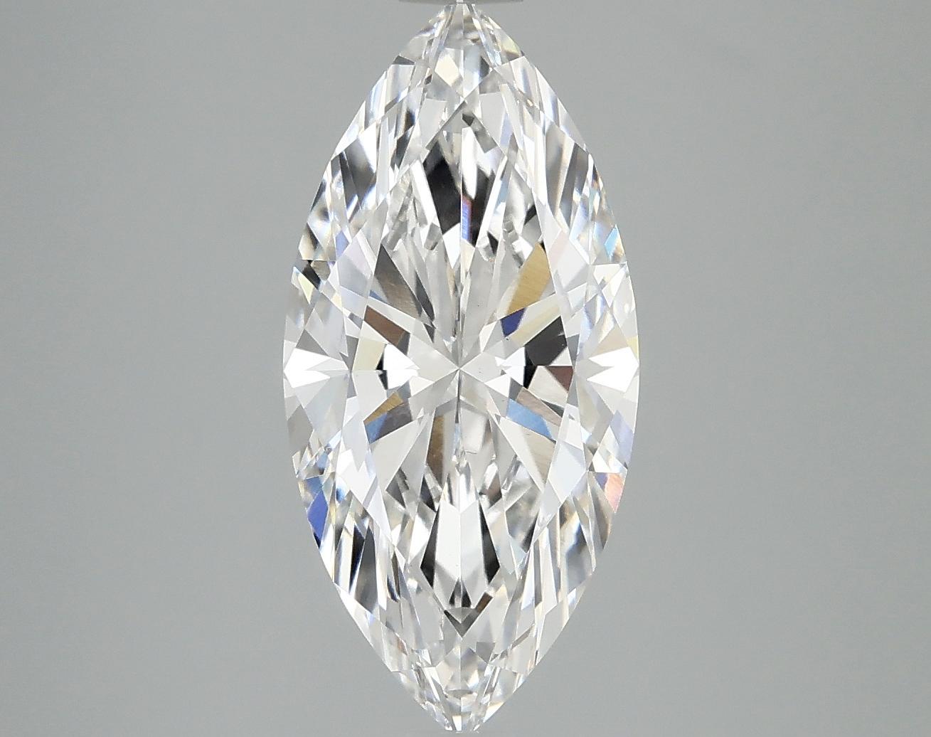 3.04 Carat Marquise Shaped Excellent Cut VS1 IGI Certified Lab Grown Diamond