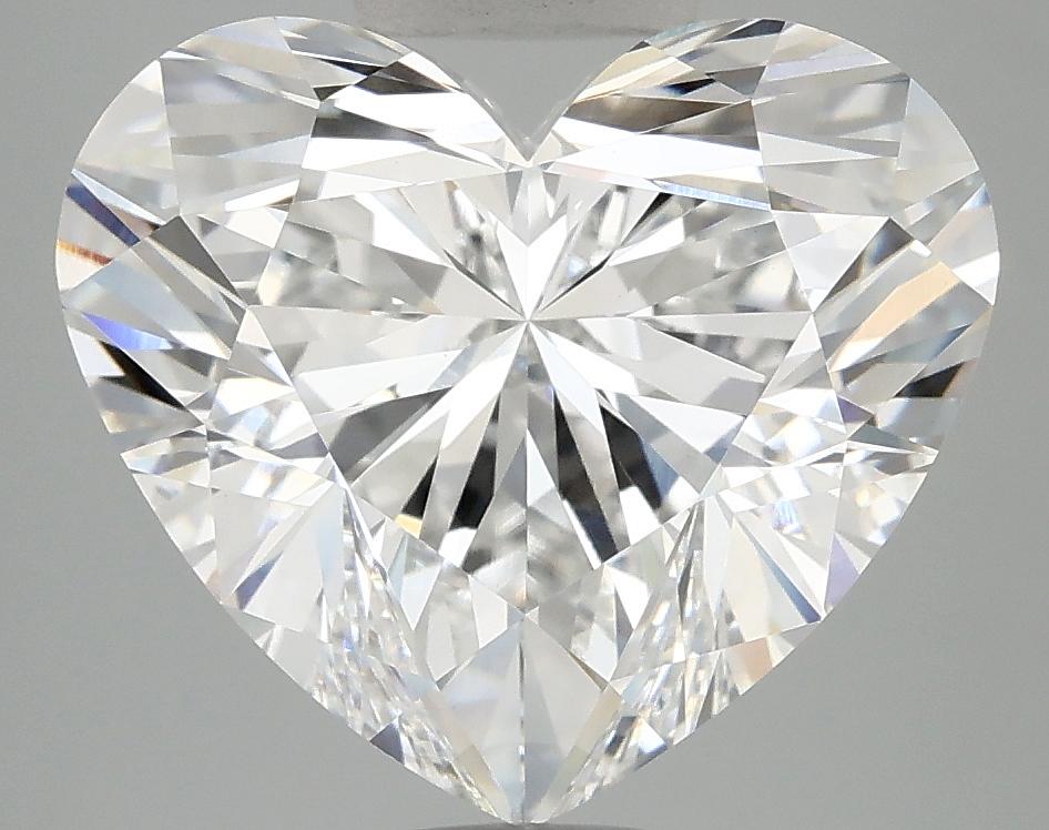 6.16 Carat Heart Shaped Ideal Cut VVS2 IGI Certified Lab Grown Diamond