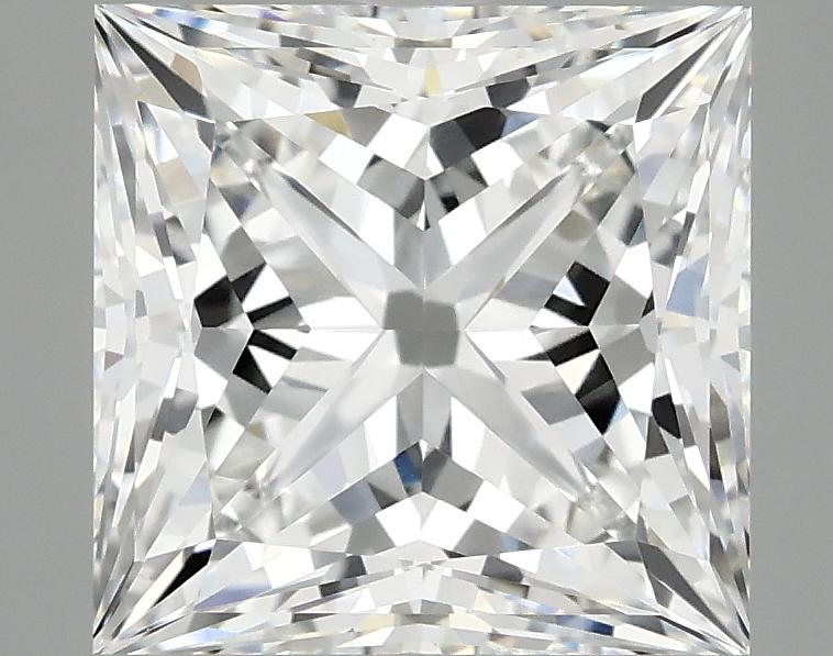 4.18 Carat Princess Shaped Ideal Cut VVS2 IGI Certified Lab Grown Diamond