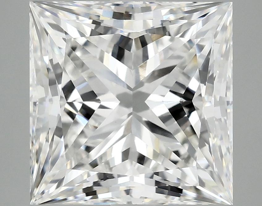 4.85 Carat Princess Shaped Ideal Cut VVS2 IGI Certified Lab Grown Diamond