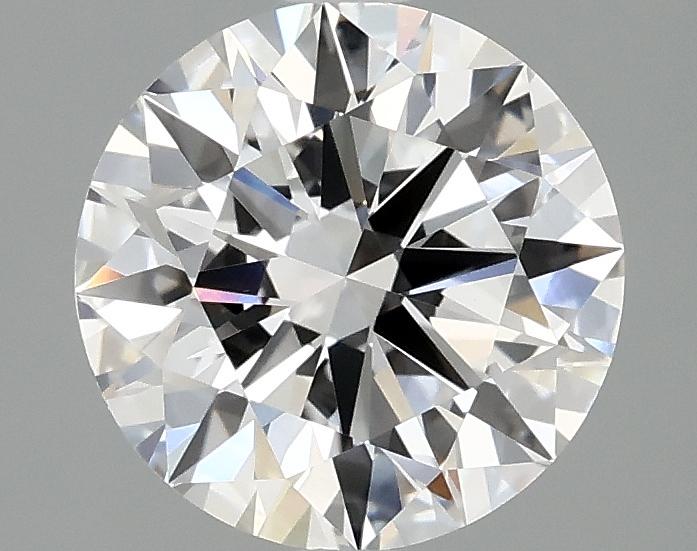 2.03 Carat Round Shaped Ideal Cut VVS2 IGI Certified Lab Grown Diamond